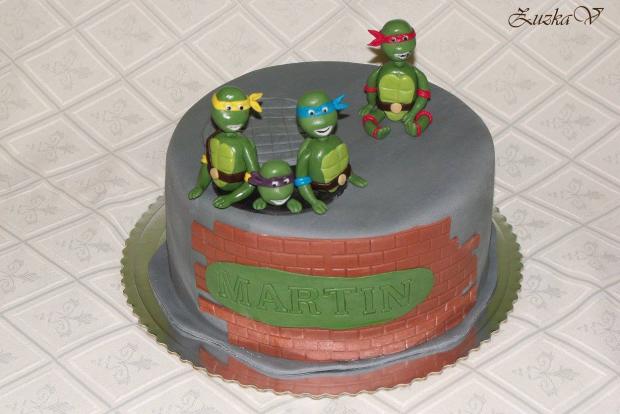 Ninja korytnačky, torta, Rozprávkové torty, ZuzkaV, 1
