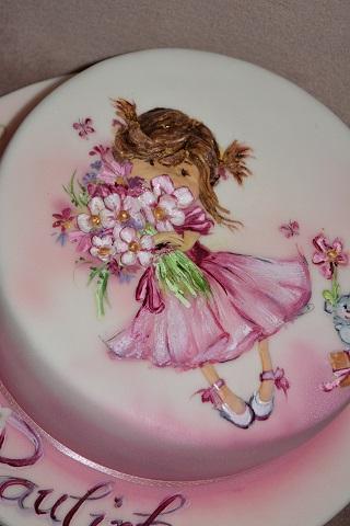 maľovaná , torta, Torty pre dievčatá maľovaná , torta, Torty pre dievčatá, lubigo, 2