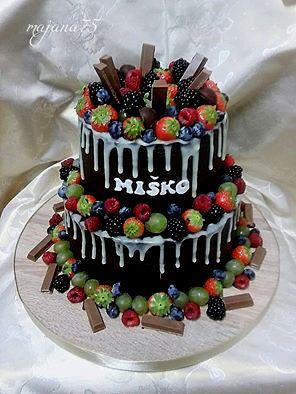 ovocna s čoko, torta, Čokoládové torty, majana75, 1