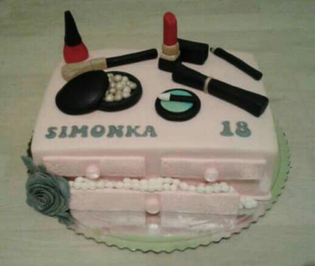 Tortička s malovatkami, torta, Narodeninové torty, andy611, 1