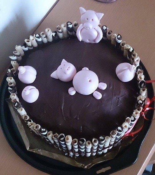 čokoládová pre brata, torta, Narodeninové torty, Morwen Eledhwen, 1