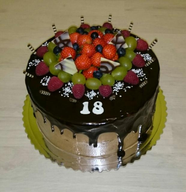Ovocna tortička , torta, Čokoládové torty, andy611, 1