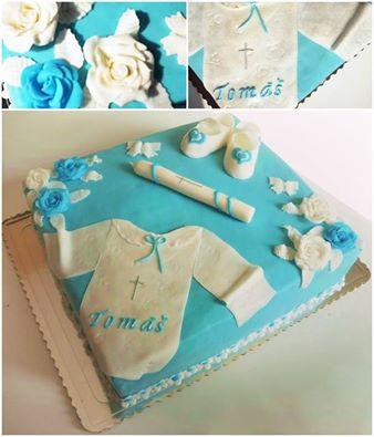 Modrá pre tomáška, torta, Torty na krstiny, Majka23, 1