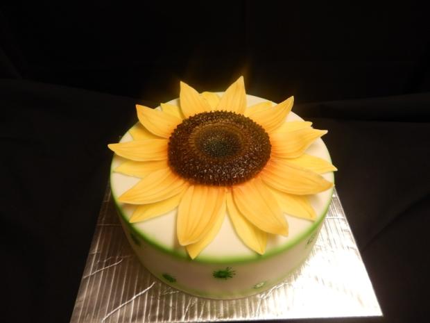 slnečnica, torta, Narodeninové torty, marycka, 1