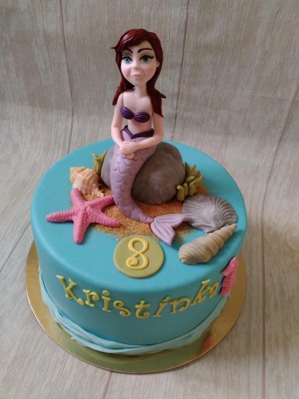 Morská panna, torta, Rozprávkové torty Morská panna, torta, Rozprávkové torty, novanka, 1