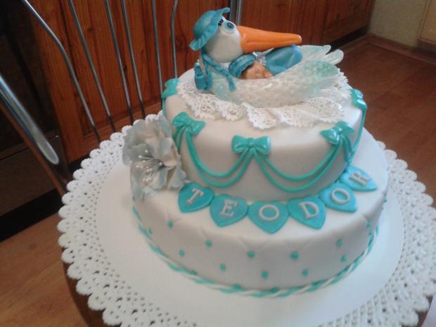 pre vnučika, torta, Torty na krstiny, uhrinka, 1