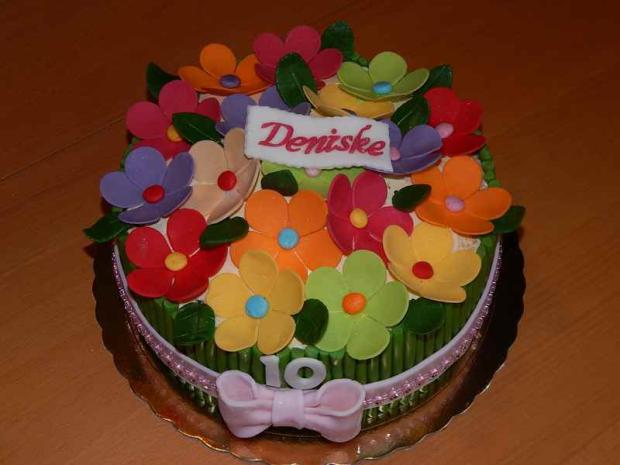 Kvietky, torta, Narodeninové torty, Lubka212, 1