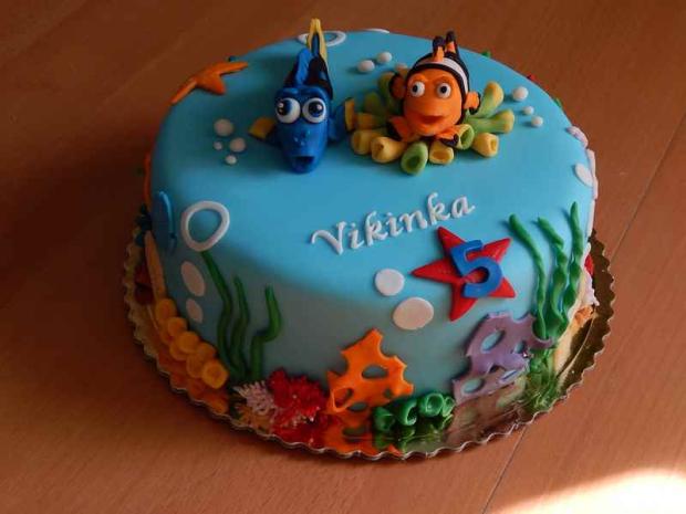 Nemo a Dory, torta, Ostané torty pre deti, Lubka212, 1