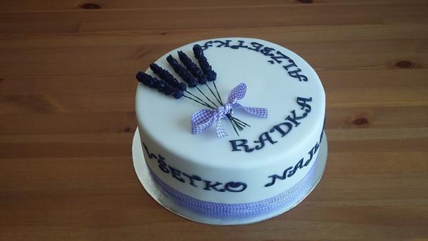 Levandula, torta, Narodeninové torty, juraj.ba, 1