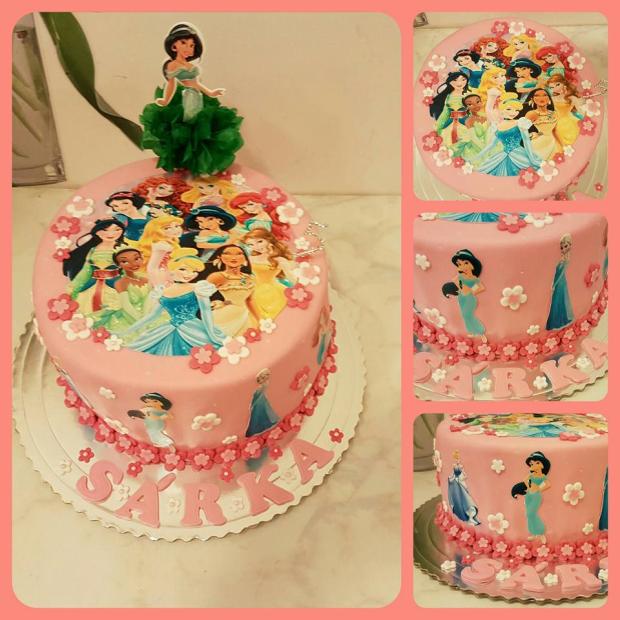 Princezničky, torta, Torty pre dievčatá, veronika.golecka, 1