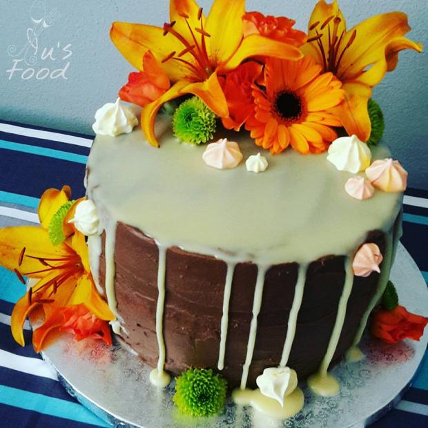 Oranžová kráska, torta, Narodeninové torty, Luscakes, 1