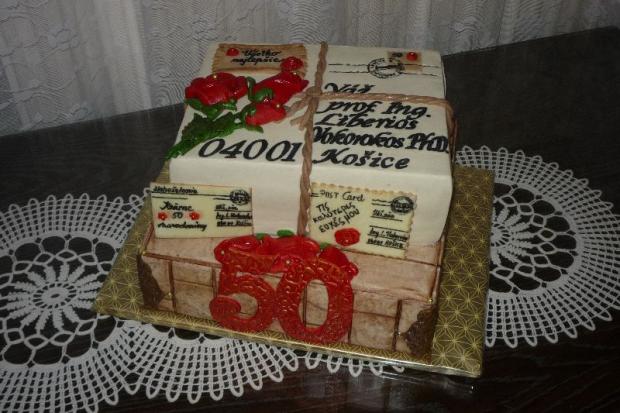 -- 50 -- s balíčkom, torta, Narodeninové torty -- 50 -- s balíčkom, torta, Narodeninové torty, Primilka, 2