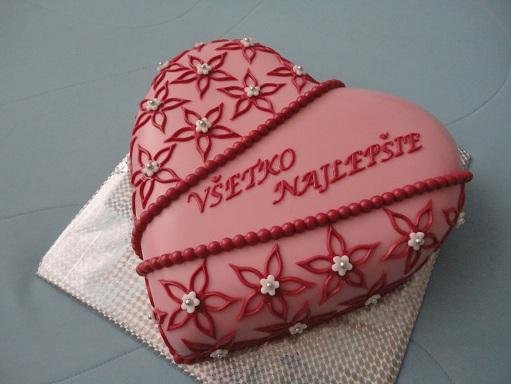 narodeninové srdce, torta, Narodeninové torty, Janka208, 1