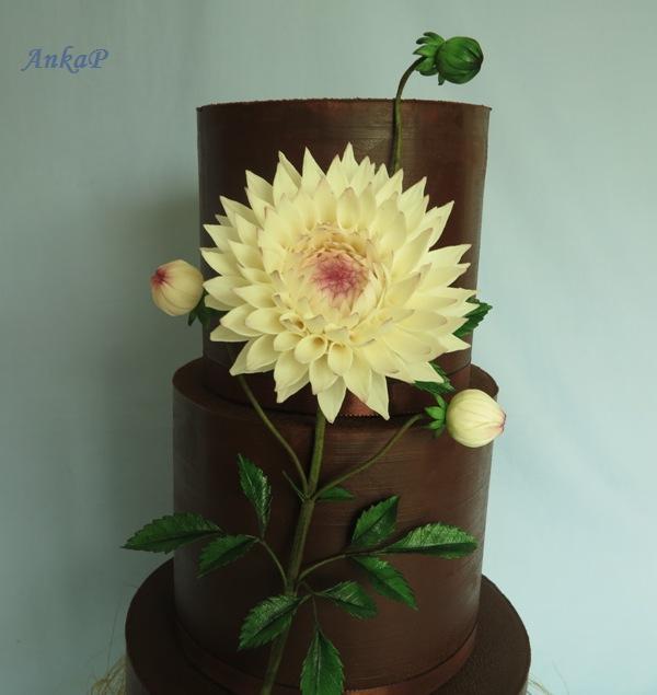 S dhaliou a karamelovými niťami, torta, Narodeninové torty S dhaliou a karamelovými niťami, torta, Narodeninové torty, AnkaP, 2