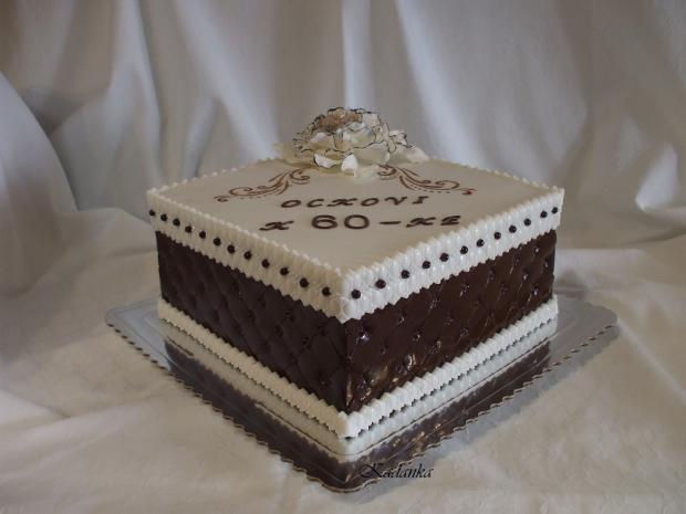 Dezert k výročiu pre otecka, torta, Narodeninové torty Dezert k výročiu pre otecka, torta, Narodeninové torty, Kadanka, 1