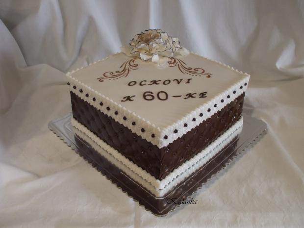 Dezert k výročiu pre otecka, torta, Narodeninové torty Dezert k výročiu pre otecka, torta, Narodeninové torty, Kadanka, 2