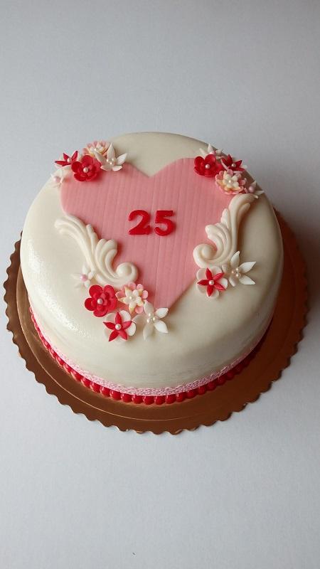 Srdiečko, torta, Narodeninové torty, rozlozna, 1