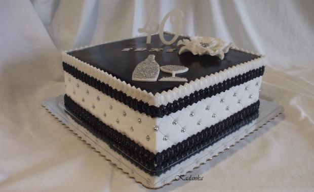 Na 40-tku pre pána, torta, Narodeninové torty, Kadanka, 1