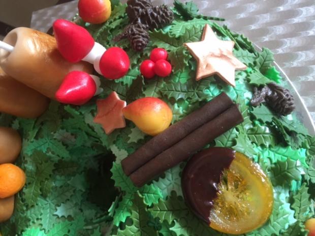 Môj adventný veniec, torta, Vianočné torty, TinaHan, 2