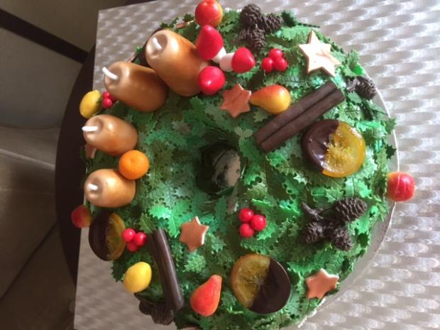 Môj adventný veniec, torta, Vianočné torty, TinaHan, 3