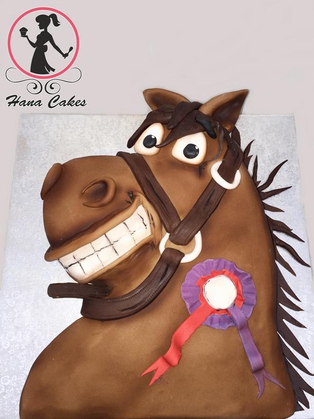 Horse cake ;), torta, Torty so zvieratkami, HanaCakes, 1