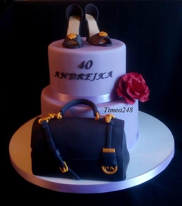 S kabelkou a lodičkami, torta, Narodeninové torty S kabelkou a lodičkami, torta, Narodeninové torty, timea248, 1