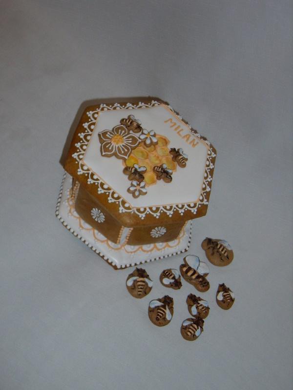 kazeta pre včelára, torta, Narodeninové torty kazeta pre včelára, torta, Narodeninové torty, mariaJ, 1