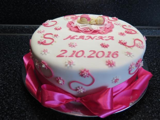 Krst Hanka, torta, Torty na krstiny, alapk, 1