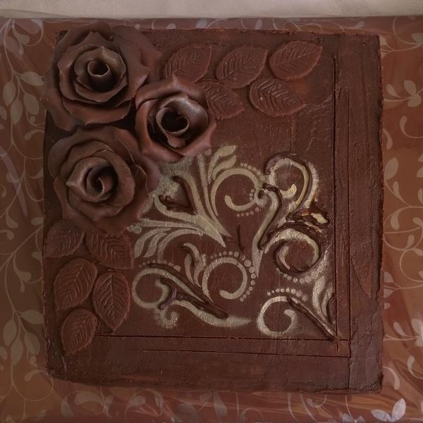 Čokoládová so stencils..., torta, Čokoládové torty Čokoládová so stencils..., torta, Čokoládové torty, Mariolka, 2