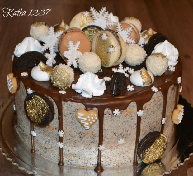 vianočno čokoládová, torta, Drip torty vianočno čokoládová, torta, Drip torty, katka1237, 1