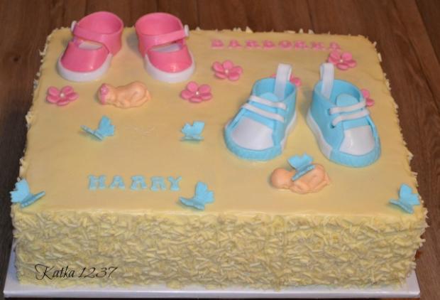 dvojité krstiny, torta, Torty na krstiny, katka1237, 1