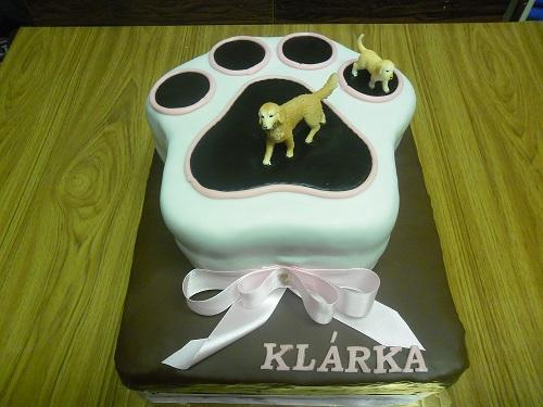 psia labka  , torta, Čokoládové torty, Ivka29, 1