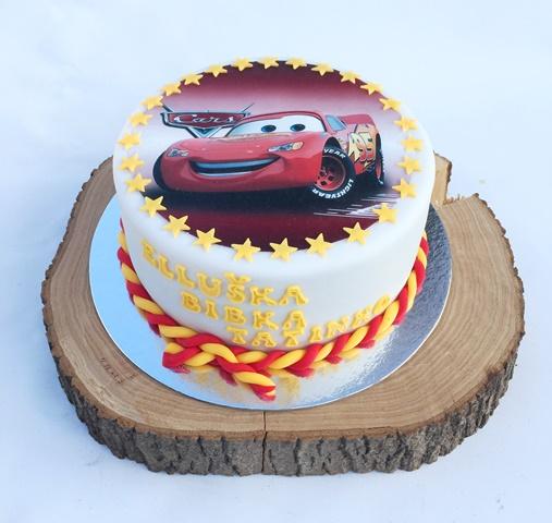 mc queen, torta, Rozprávkové torty, TORTY Klaudia, 1