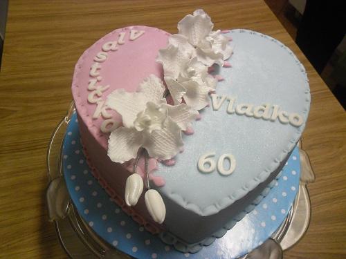 dvojičkám na 60-tku, torta, Narodeninové torty, Ivka29, 1