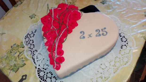 2x25, torta, Narodeninové torty, anulkael, 1