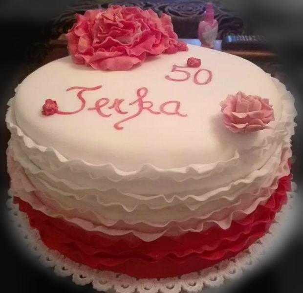 Ružová oslava, torta, Narodeninové torty, corcake, 1