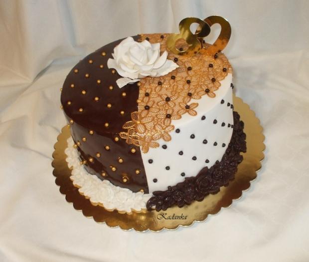 Na 80 - tku guličková, torta, Narodeninové torty, Kadanka, 2