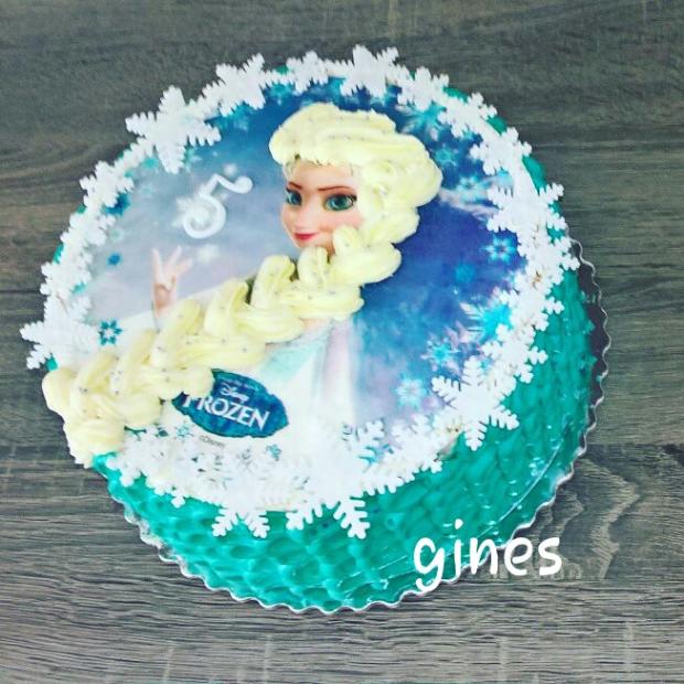 Frozen Elsa, torta, Rozprávkové torty, Gines, 1