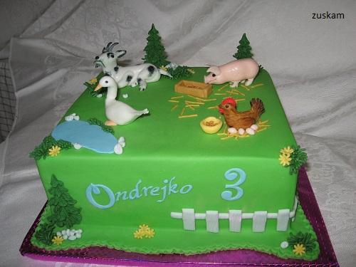 domáce zvieratká, torta, Torty so zvieratkami, zuskam, 1