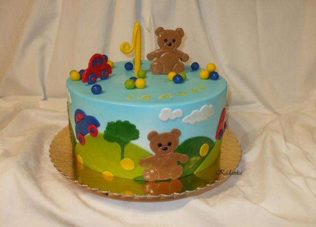 Detská tortička, torta, Torty autíčka, vláčiky, Kadanka, 1