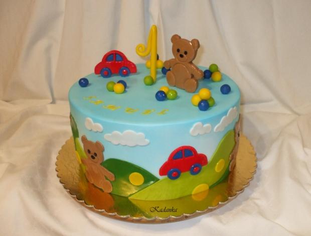 Detská tortička, torta, Torty autíčka, vláčiky, Kadanka, 2