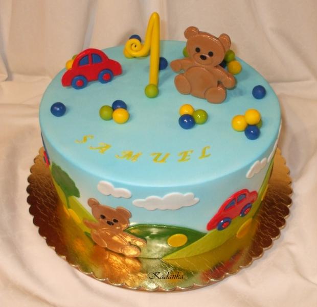 Detská tortička, torta, Torty autíčka, vláčiky, Kadanka, 4