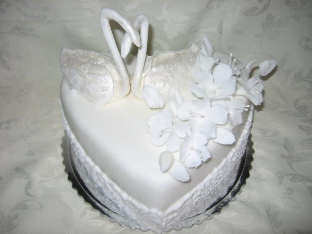 Svadba s labuťkami, torta, Svadobné torty, lienkaS, 1