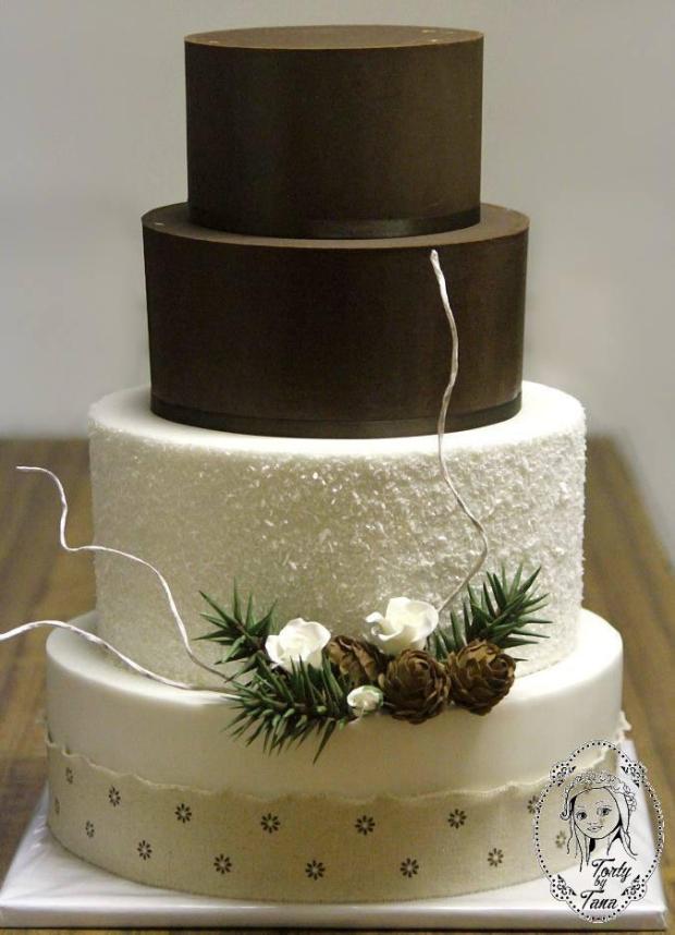 Zimná svadobná :-), torta, Svadobné torty Zimná svadobná :-), torta, Svadobné torty, grasie, 1