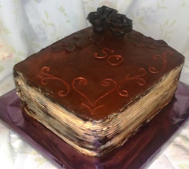 Čokoládová kniha k 50-tke..., torta, Čokoládové torty Čokoládová kniha k 50-tke..., torta, Čokoládové torty, Mariolka, 2