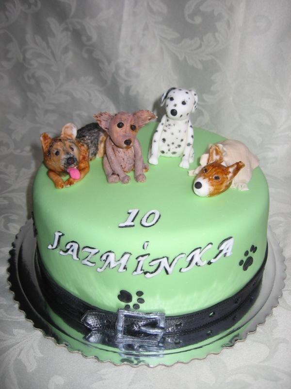 Psíkovia, torta, Torty so zvieratkami, lienkaS, 1