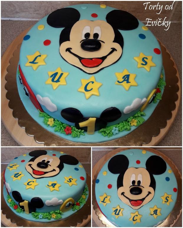 Mickey Mouse, torta, Rozprávkové torty, Torty od Evičky, 1