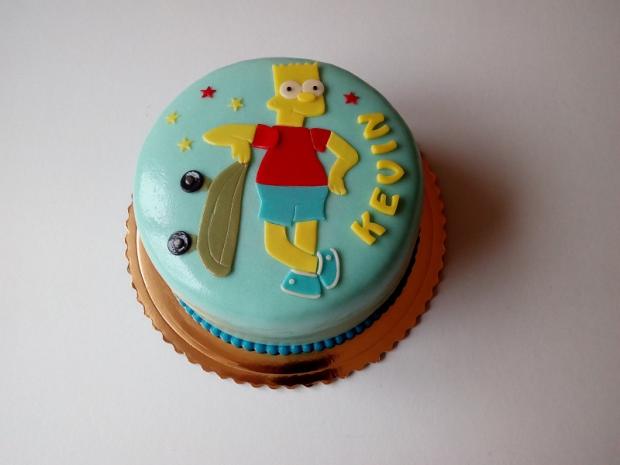 Bart Simpson, torta, Narodeninové torty, rozlozna, 1