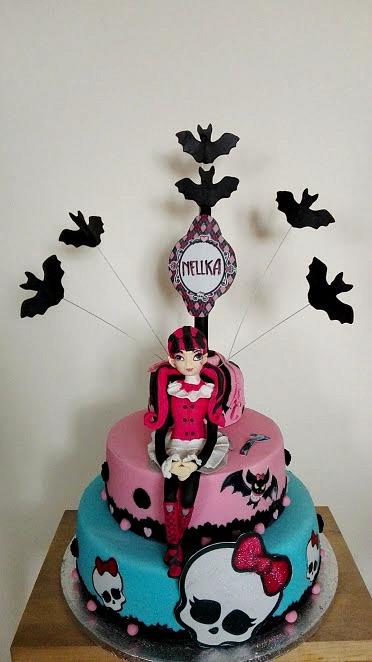 Draculaura, torta, Torty pre dievčatá Draculaura, torta, Torty pre dievčatá, babka Katka, 1