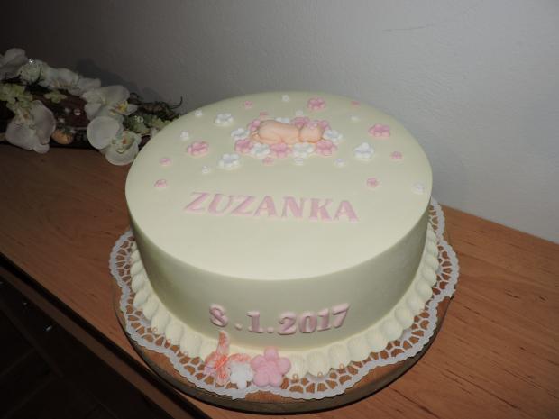 krstinová, torta, Torty na krstiny, Stanulienka, 1